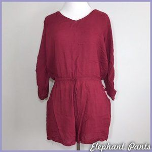 Elephant Pants Open-Back Romper